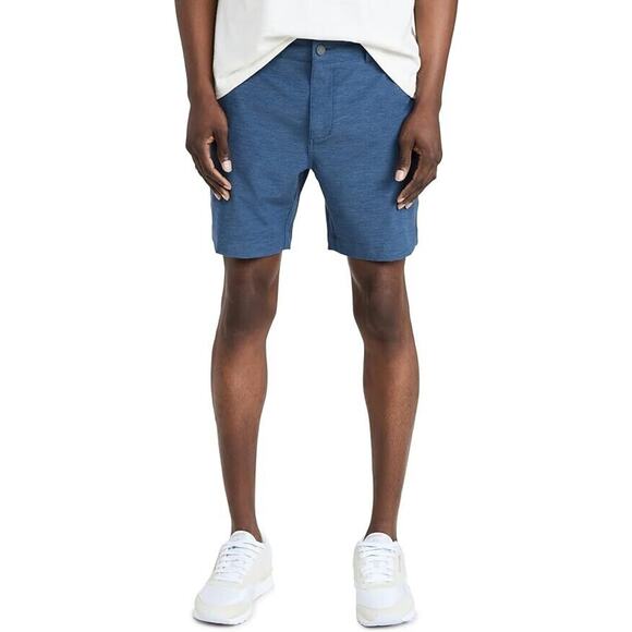 FAHERTY Belt Loop All Day 9" Shorts Drawstring in Navy Blue - Picture 2 of 12